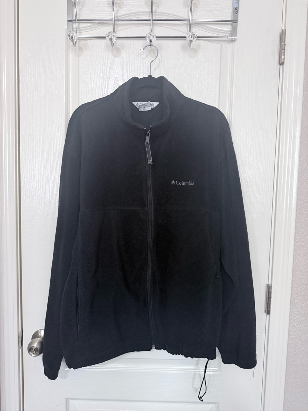Columbia Men’s Black Full-Zip Performance Fleece Jacket Y2K